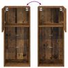 vidaXL Mobiletti TV a parete 2 pcs Legno vecchio 40,5 x 30 x 90 cm