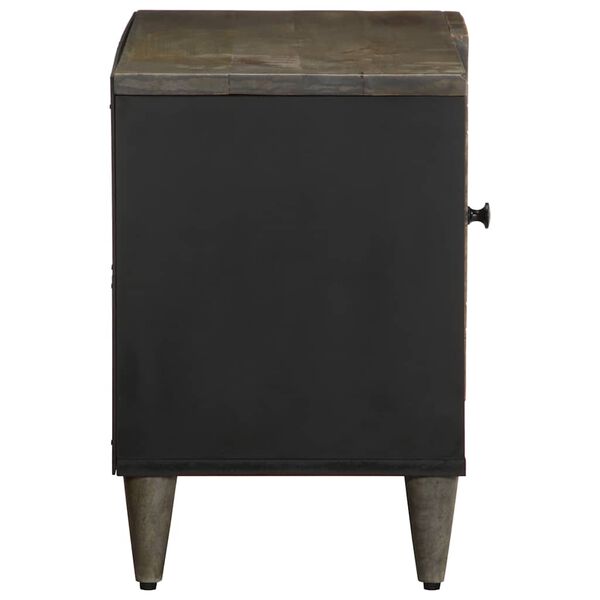 vidaXL Mobile Porta TV Grigio Chiaro 80x31,5x46 cm in Legno Mango