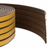 vidaXL Nastro adesivo per finestre Marrone 9 x 3 mm 25 m Schiuma EPDM
