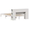 vidaXL Letto Libreria senza Materasso Bianco 160x200 cm Legno di Pino