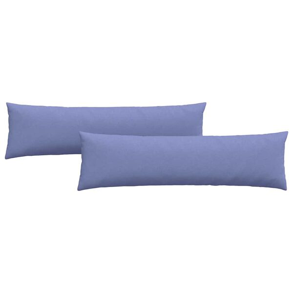 vidaXL Cuscini da Divano 2 pcs Blu 145 x 40 cm Tessuto