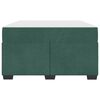 vidaXL Struttura del letto Verde Scuro 120 x 190 cm Tessuto