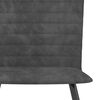 vidaXL Sedie da Pranzo 2 pz Grigie in Velluto