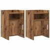 vidaXL Comodini 2 pz Legno antico 40 x 36 x 60 cm Legno ingegnerizzato