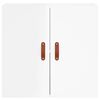 vidaXL Armadietto a Muro Bianco Lucido 60x31x60 cm Legno Multistrato