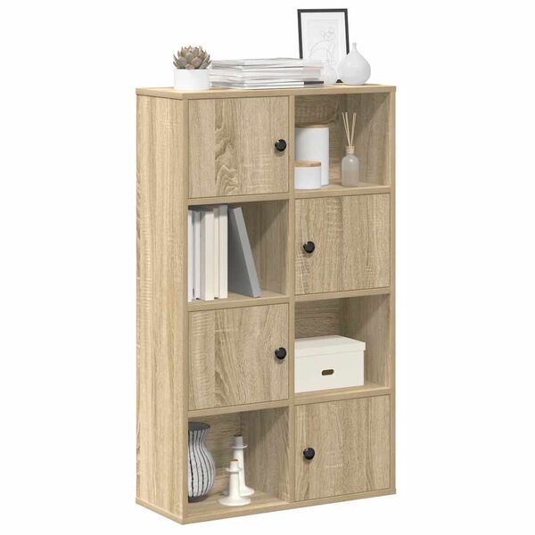 vidaXL Libreria Rovere Sonoma 60x24x101,5 cm in Legno Multistrato