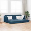 vidaXL Divano-letto da pavimento 200cm Blu Velluto