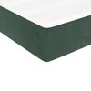 vidaXL Materasso a Molle Verde Scuro 100x210x20 cm in Velluto