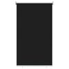 vidaXL Tenda a Rullo Esterno Blocco UV 90% Nero 80 x 140 cm HDPE