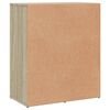 vidaXL Credenze 2 pz Rovere Sonoma 60x31x70 cm in Legno Multistrato