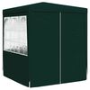 vidaXL Gazebo Professionale con Pareti 2x2 m Verde 90 g/m²