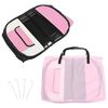 vidaXL Box per Cani Pieghevole con Borsa Trasporto Rosa 145x145x61 cm