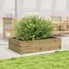 vidaXL Fioriera da Giardino 90x60x23 cm in Legno di Pino Impregnato