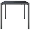 vidaXL Tavolo da Giardino Antracite 110x80x72 cm Acciaio