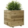 vidaXL Fioriera da Giardino 70x70x72 cm in Legno di Pino Impregnato