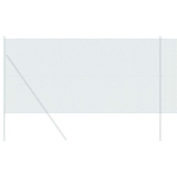 vidaXL Recinzione Esagonale Verde 1.4 x 25 m Acciaio