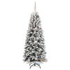 vidaXL Albero di Natale artificiale con 150 LED Bianco 150 cm