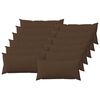 vidaXL Federa 12 pz HEERLEN Marrone 40 x 80 cm Tessuto