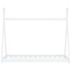 vidaXL Giroletto per Bambini Bianco in Massello di Pino 70x140 cm