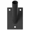 vidaXL Supporto per Bandiera Nero 10,5 x 7,5 x 0,25 cm Acciaio