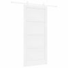 vidaXL Porta scorrevole 93 x 202 cm Legno ingegnerizzato Bianco