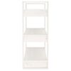 vidaXL Libreria/Divisorio Bianco 80x35x91 cm in Legno Massello di Pino