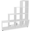 vidaXL Libreria / Scaffale Espositore a Scala 142 cm Bianco