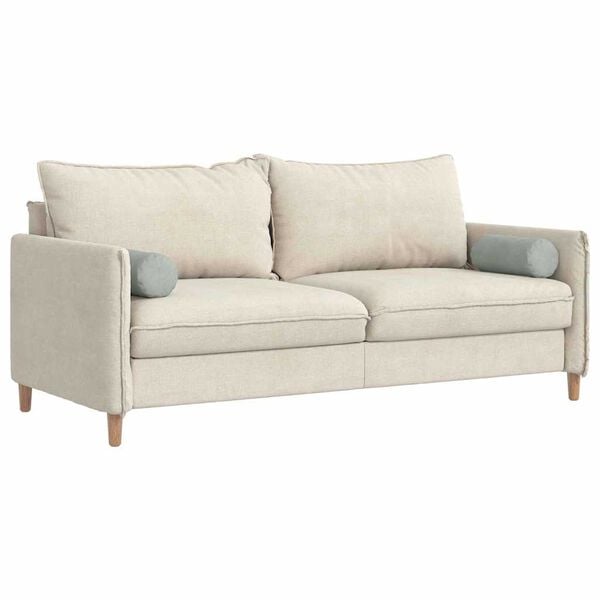 vidaXL Cuscini a rullo 2 pcs Grigio chiaro Ø 15 x 40 cm