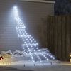 vidaXL Albero di Natale LED con picchetti per il terreno 306 cm
