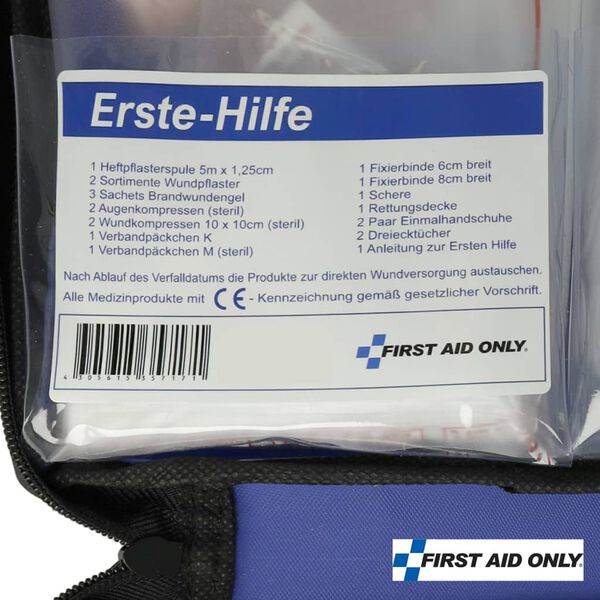 FIRST AID ONLY Astuccio di Emergenza 50 pz Blu
