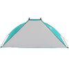 vidaXL Tenda da Spiaggia Verde Mare 268x223x125 cm in Poliestere 185T