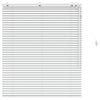 vidaXL Tenda Veneziana Bianco 105 x 130 cm 35 mm