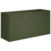 vidaXL Vaso da giardino Verde Oliva 120 x 40 x 60 cm