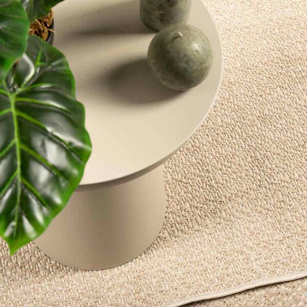 vidaXL Tappeto ZIZUR Beige 140x200 cm Aspetto Iuta Interni ed Esterni