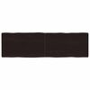 vidaXL Piano Tavolo Marrone Scuro 140x40x(2-4)cm Rovere Non Trattato