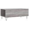vidaXL Tavolino Salotto Grigio Sonoma 90x50x36,5 cm Legno Multistrato