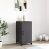 vidaXL Credenza Nera 36x39x72 cm in Acciaio