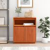 vidaXL Credenza Marrone cerato 70 x 34 x 80 cm Pino massello