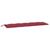 vidaXL Cuscino per Panca Rosso Vino 180x50x7 cm in Tessuto Oxford