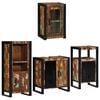 vidaXL Set di mobili per il bagno 4 pz Multicolore 55 x 35 x 60 cm