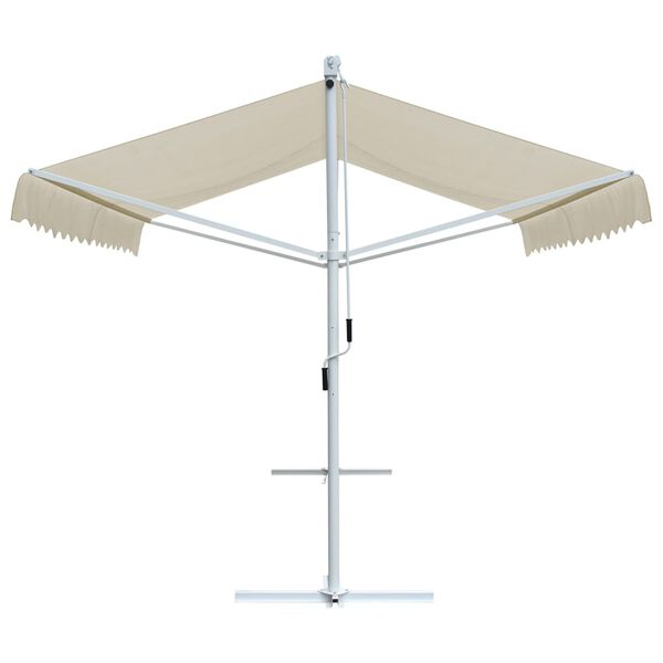 vidaXL Tenda da Sole a Gazebo 4x3 m Crema