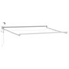 vidaXL Struttura della tenda elettrica retrattile Bianco 3,5 x 2 m