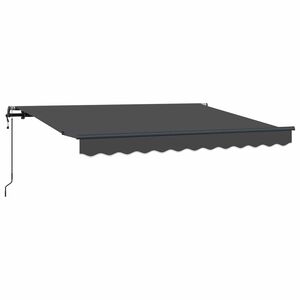 vidaXL Tenda retrattile Antracite 250 x 200 cm Tessuto