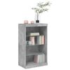 vidaXL Credenza con Luci LED Grigio Cemento 60,5x37x100 cm