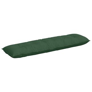 vidaXL Cuscino per Schiena Verde Giungla 180 x 50 cm Tessuto in Cords