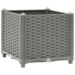 vidaXL Fioriera Rialzata 40x40x38 cm in Polipropilene