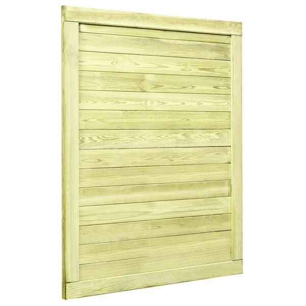 vidaXL Cancello da Giardino in Legno di Pino Impregnato 125x100 cm