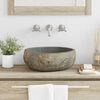 vidaXL Basin in pietra fluviale Grigio chiaro 45 x 35 x 15 cm