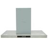 vidaXL Cappa da Cucina a Isola in Acciaio Inox con Display LCD