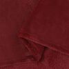 vidaXL Coperte da Pile 6 pcs Rosso Bordeaux 130 x 150 cm Panno